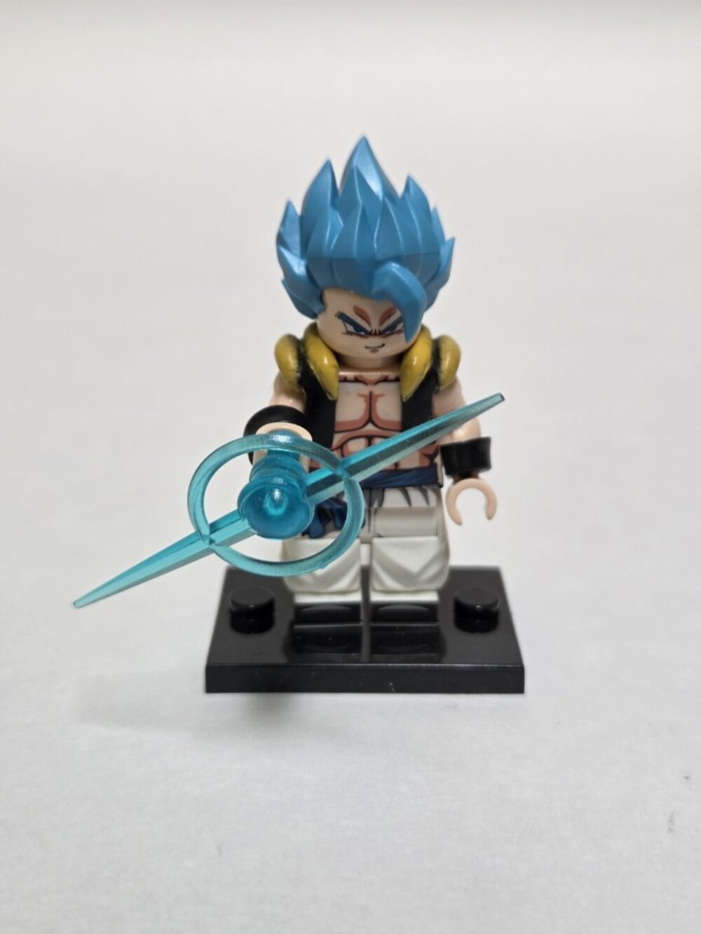 Dragon ball Z SSGSS Gogeta Minifigure Custom lego compatible